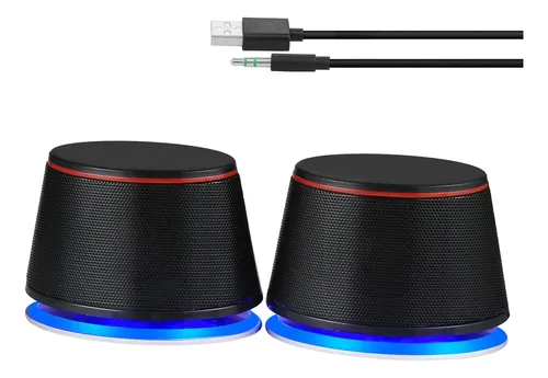 Altavoces De Computadora Sanyun Sw102, 5wx2, Bajo Profundo