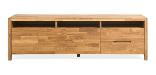 Mueble Tv 100% Madera Maciza De Roble Ref: Maciza10