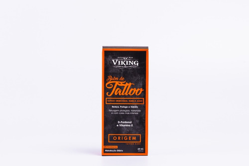Kit 3 Balm Hidratante Realça Tatuagem / Tattoo 60ml Viking