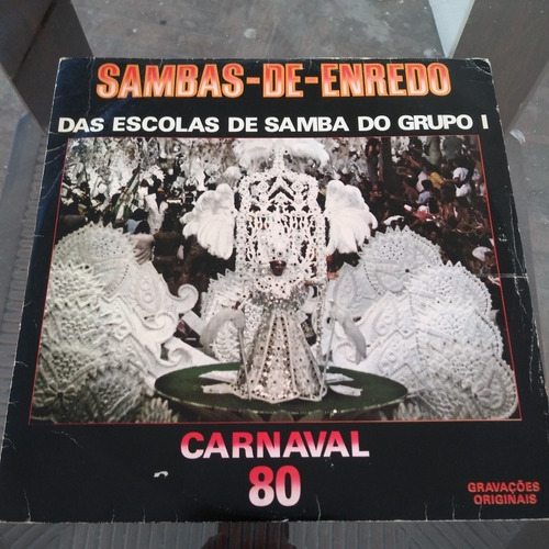 Sambas De Enredo Lp Carnaval Brasil 80, Escolas Samba, Leer