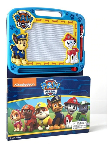 Libro Con Pizarra Magica Paw Patrol Educando 