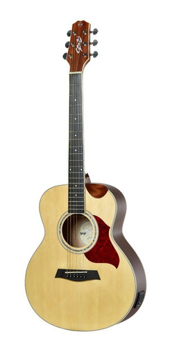 Imagem 6 de 9 de Violão Seizi Mini Nagoya Half Cutaway Natural Satin Com Bag