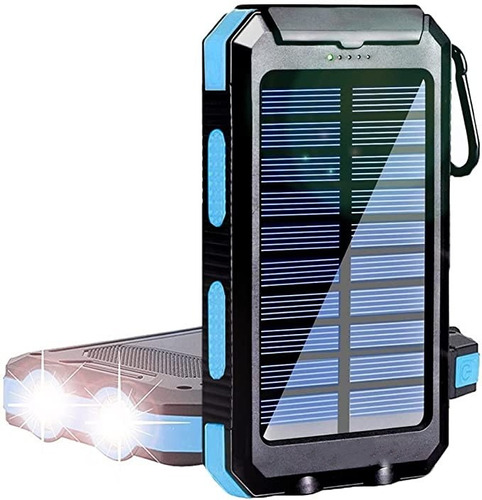 Banco De Energía  Cargador Solar Portátil De 20000 Mah