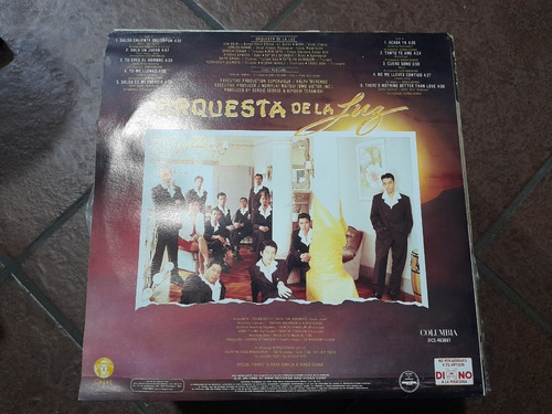 Lp Orquesta De La Luz Salsa Caliente De Ja Acetato,long Play (Usado)