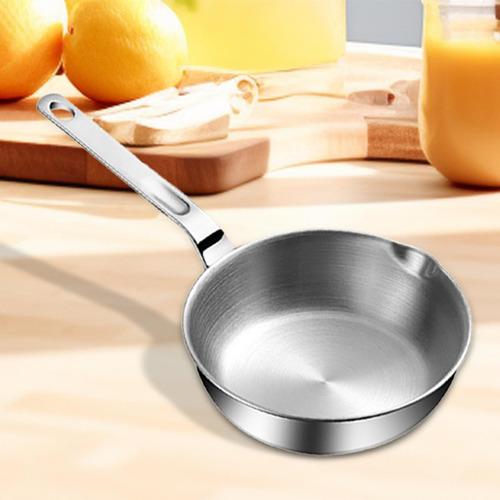 Sartén De Acero Inoxidable Para Freír Carne, Olla 16 Cm