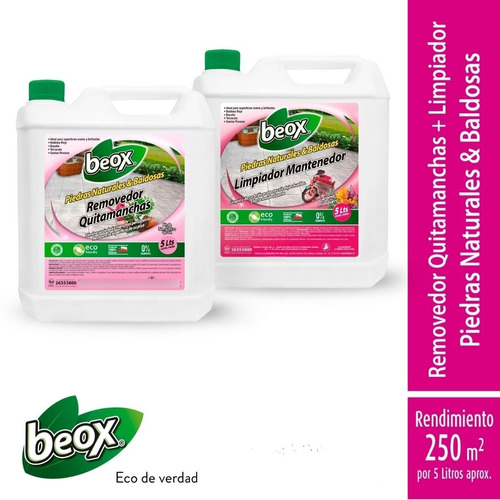 Removedor + Limpiador Piedras Y Baldosas Beox® 5lt