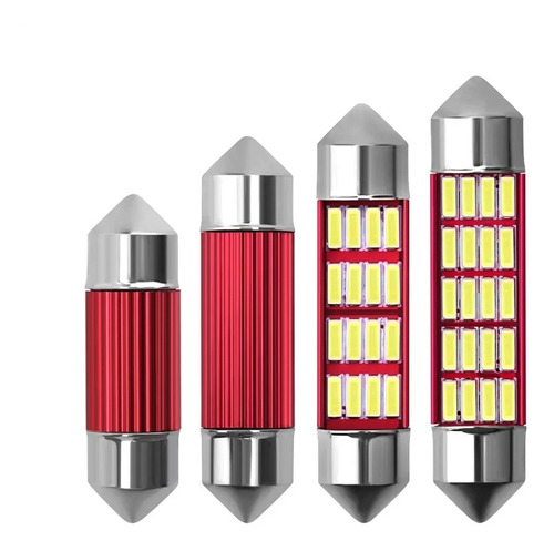 2 Ampolletas Led Festoon Canbus Fusible C5w Interior Techo 