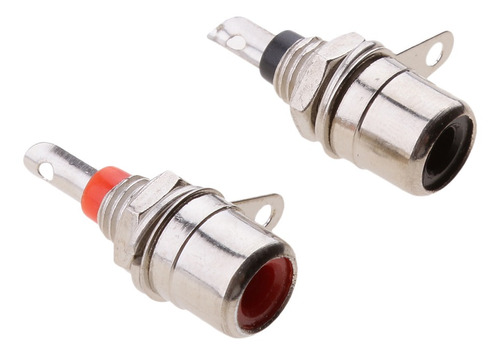 Adaptador De Conectores Hembra Hembra Rca De Montaje En