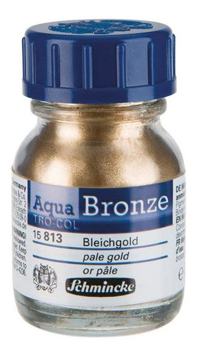 Schmincke   Aqua Bronze - Polvo (0.7 fl Oz), Color Dorado