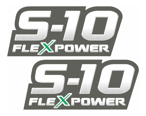 Adesivo Chevrolet S10 Rodeio 2011 4x4 Flexpower Flex Power