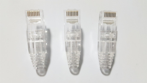 100 Bota Transparente De Protección Para Plug Rj45 Cat6