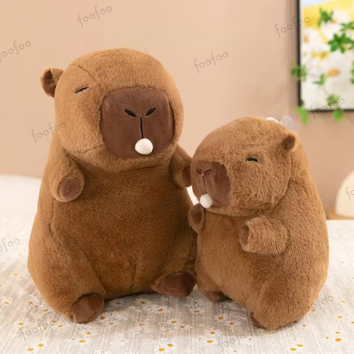 2pcs Peluche Capibara,animales Capybara Niños Bebe Regalo Foofoo