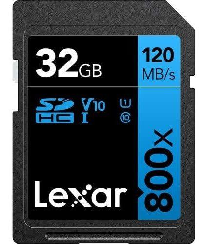 Lexar Memoria Sdhc Uh 32 Gb Alto Rendimiento Serie Azul