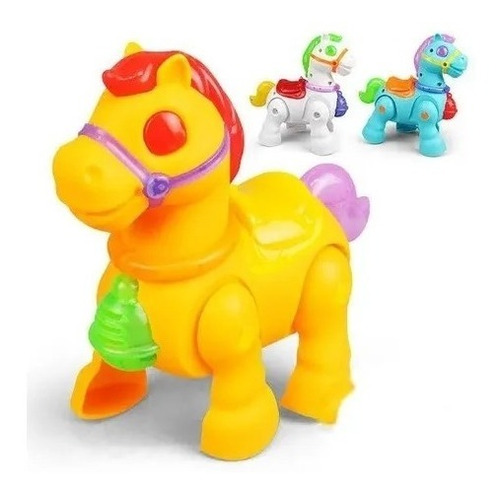 Caballo De Juguete Camina Es Musical Luz Y Sonido Bebe Niño