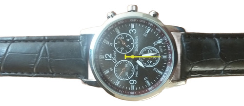 Reloj Casual Correa Negra Tachymetre Negro