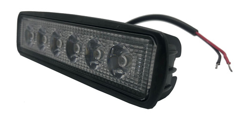 Faro Led Rectangular 18w 6 Leds 4x4 Auto Azul