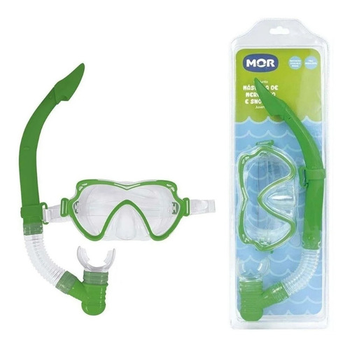 Imagem 4 de 6 de Máscara Mor Oculos De Mergulho Snorkel Natação Piscina Praia