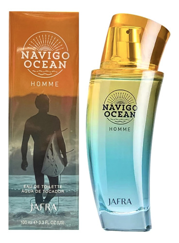 Perfume Jafra Navigo Ocean Edt 100ml Para Hombre