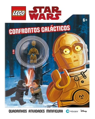 Livro Culturama Lego Star Wars Confrontos Galacticos C-3po