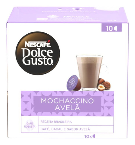 Cápsulas De Café Dolce Gusto Mochaccino Avellana