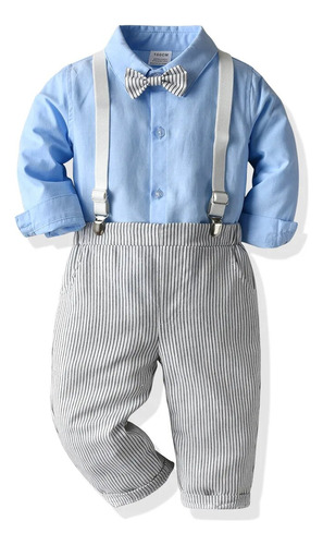 Traje De Ropa Para Niños, Traje De Caballero, Conjunto Largo