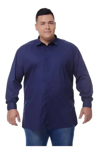 Camisa Social Plus Size Masculina Manga Longa Mercado Livre | MercadoLivre
