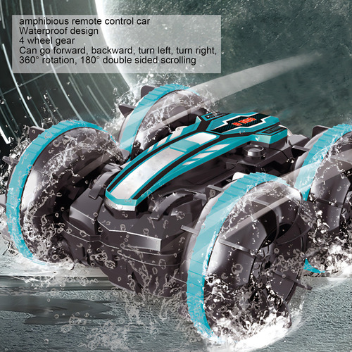 Stunt Car 360 Auto De Acrobacias Anfibio A Control Remoto