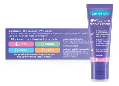 Lanolina HPA® 40 ML Crema Pezones Agrietados