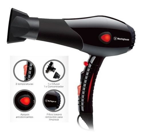 Secador De Cabello Whhd2200 2000w Westinghouse