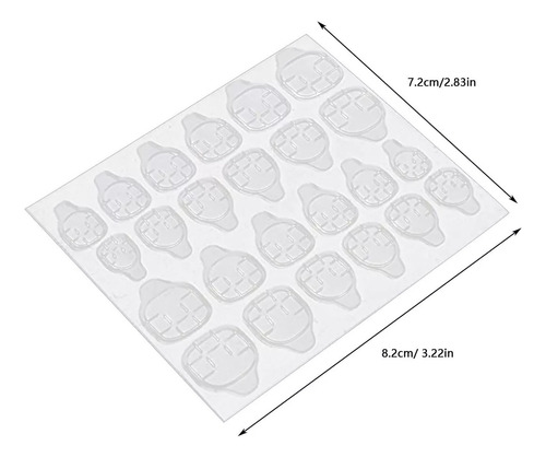 Planchas De Pegamento Adhesivo Bifaz Para Uñas Postizas
