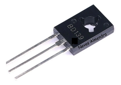 Transistores Bd 139 Com 5 Peças