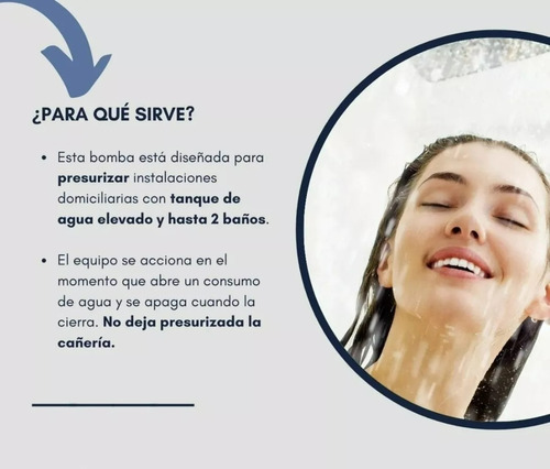 Imagen 5 de 6 de Bomba Presurizadora Agua Termotanque Calefon 260w 50l/min