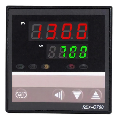 Controlador De Temperatura Rex Pid C900 Relay 4 Dígitos