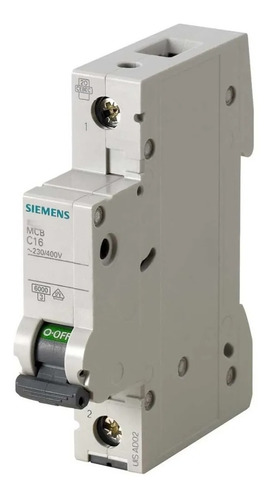 Interruptor Termo Magnético 1 P 25 A Siemens 5sl6125-7cc 