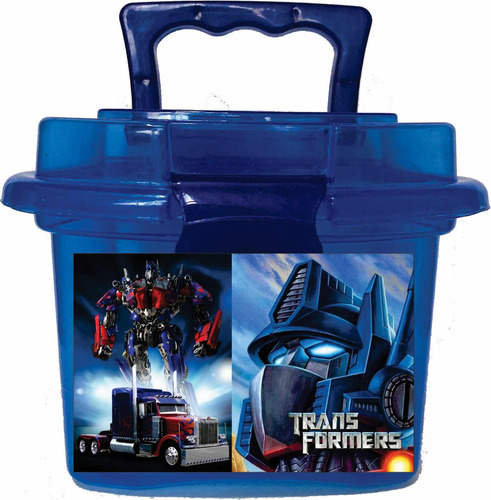 Dulcero Transformers Cajita 65 Pz Más Regalito