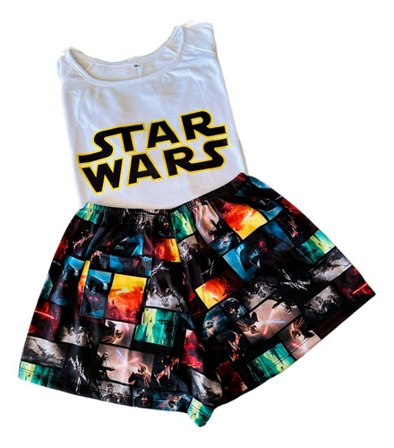 Pijama Animado Mujer Modelo Star Wars - Talles 36 Al 50