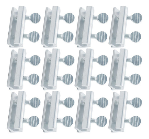 Conjunto De 12 Cerrojos Para Puertas Doble Agujero