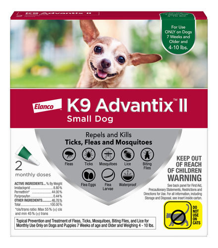 K9 Advantix Ii Prevencin De Pulgas, Garrapatas Y Mosquitos P