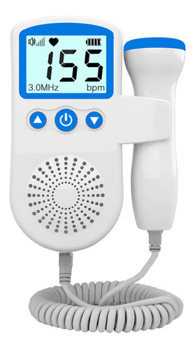 Monitor Fetal Doppler De 3 Mhz Lcd 50-230 Bpm