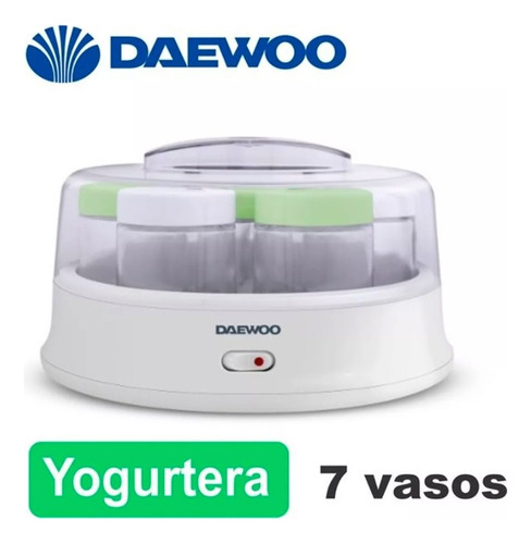 Imagen 2 de 8 de Yogurtera Daewoo Fabrica De Yogurt Ym6716 7 Jarritos Premium