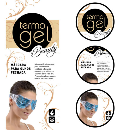 Máscara Em Gel Térmica - Terapia Quente E Fria Para Os Olhos