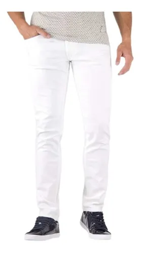 Pantalon Blanco Hombre