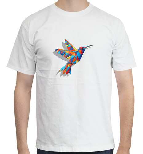 Playera Unisex Con Diseño De Colibri Mosaico