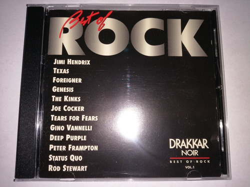 Best Of Rock Drakkar Noir - Vol.1 Cd Frances Ed 1993 