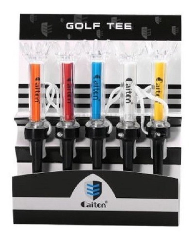 Imagen 5 de 7 de 5 Tees De Golf Largos Magnetico De Plastico Soul