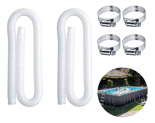 Kit 2 Manguera Filtro Piscina Para Intex Bestway Universal