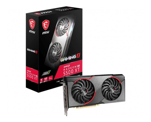 Placa De Video Radeon Msi Rx 5500 Xt Gaming X 8gb Logg Cuota