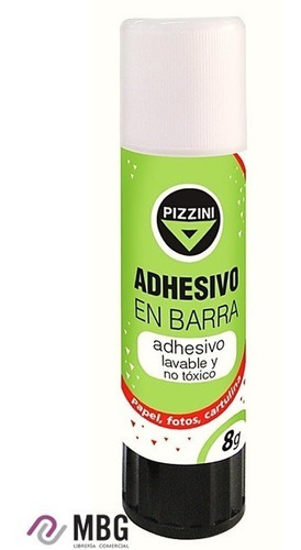 Imagen 1 de 3 de Adhesivo Pegamento  En Barra Pizzini 8g Por Unidad