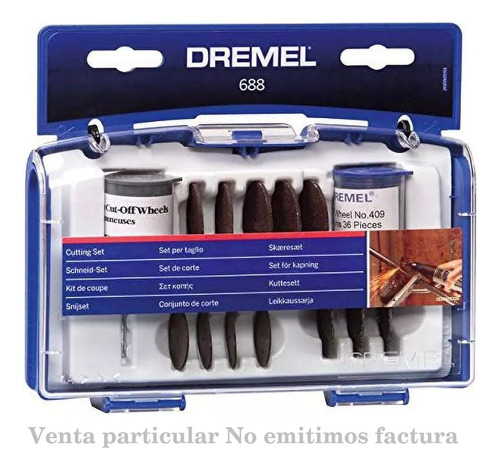 Kit Accesorios Dremel 688 Minitorno 69 Pz Metal Plastico