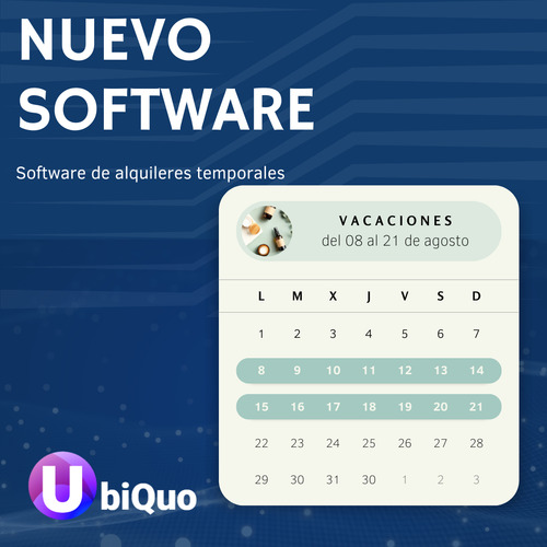 Software Alquileres Temporarios Reservas